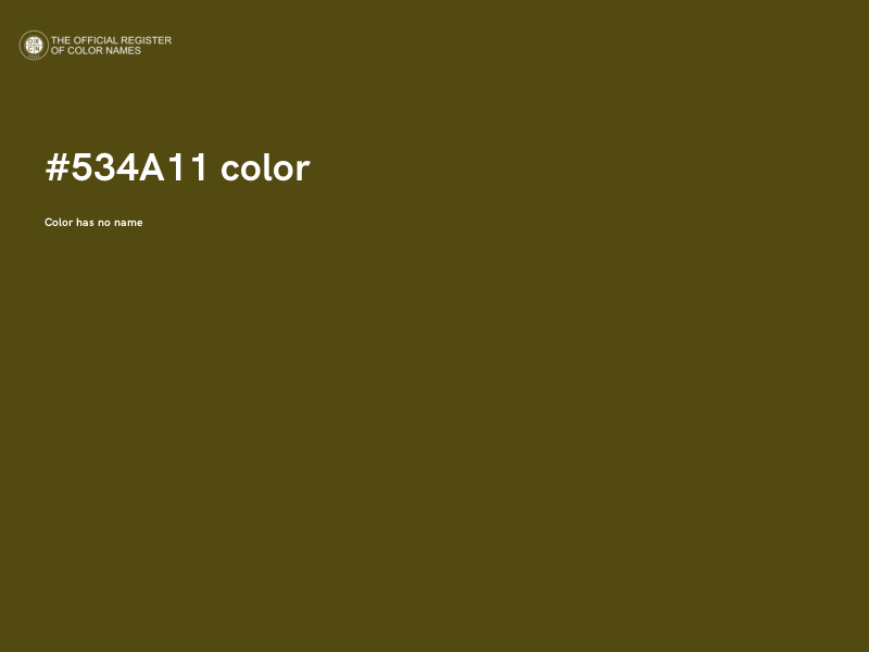 #534A11 color image