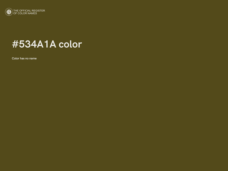 #534A1A color image