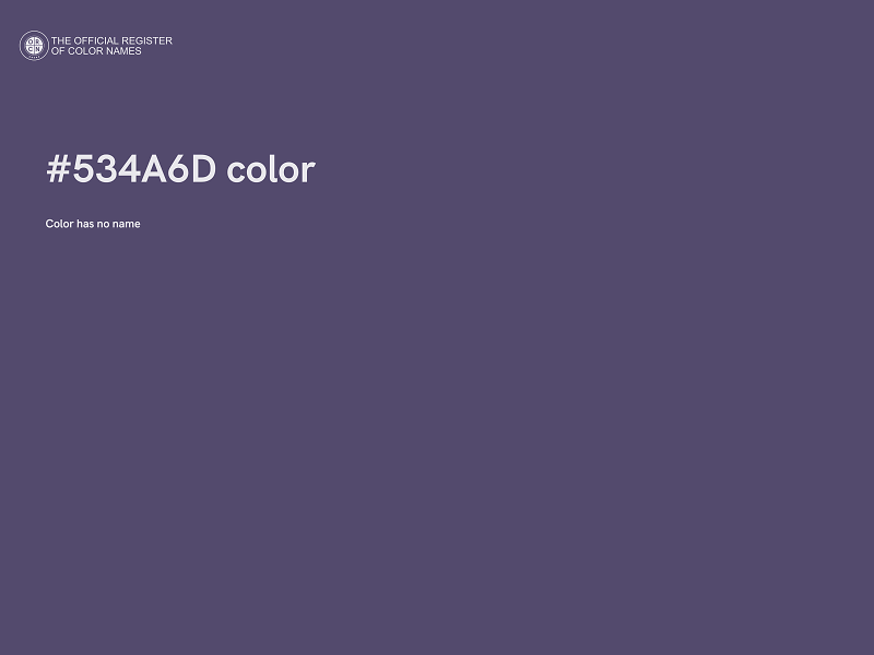 #534A6D color image