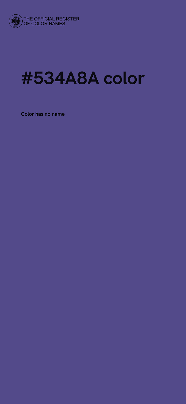 #534A8A color image