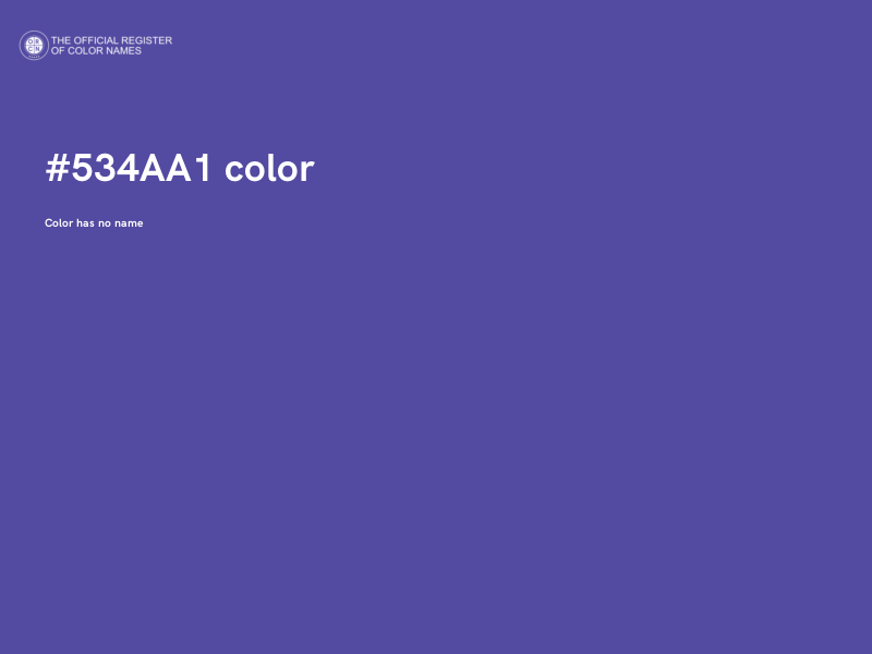 #534AA1 color image