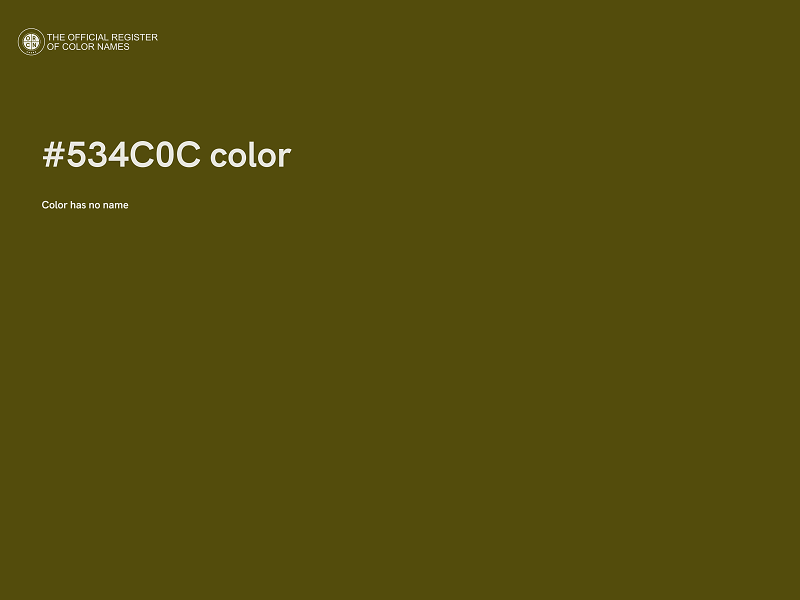 #534C0C color image