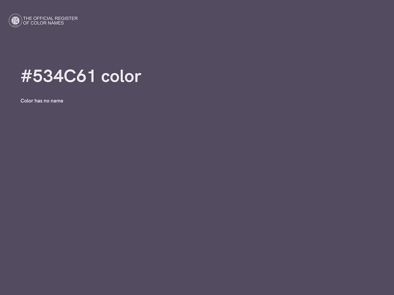 #534C61 color image