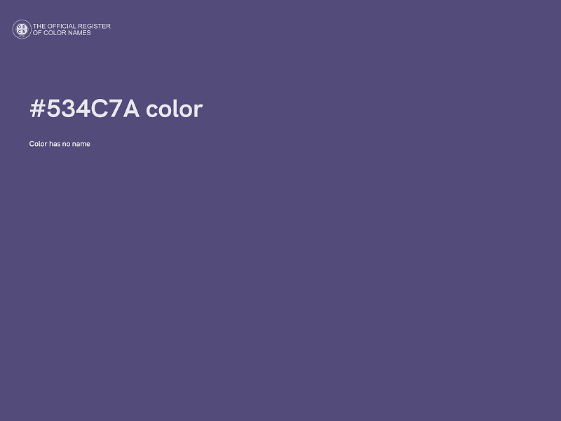 #534C7A color image