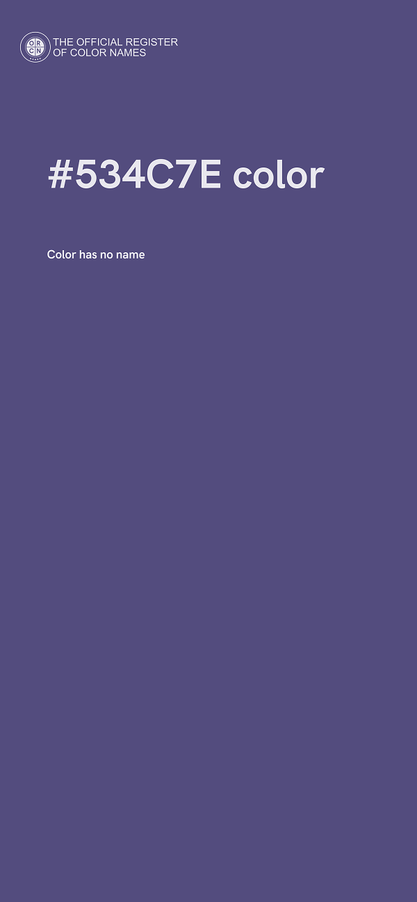 #534C7E color image