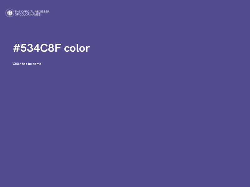 #534C8F color image