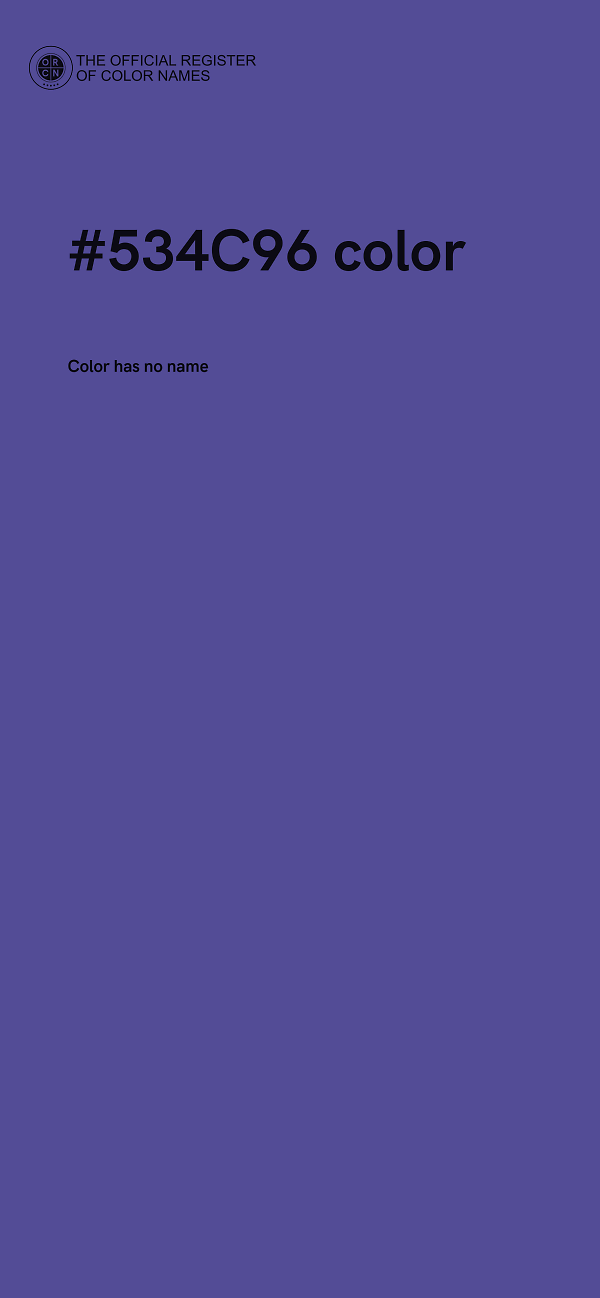 #534C96 color image