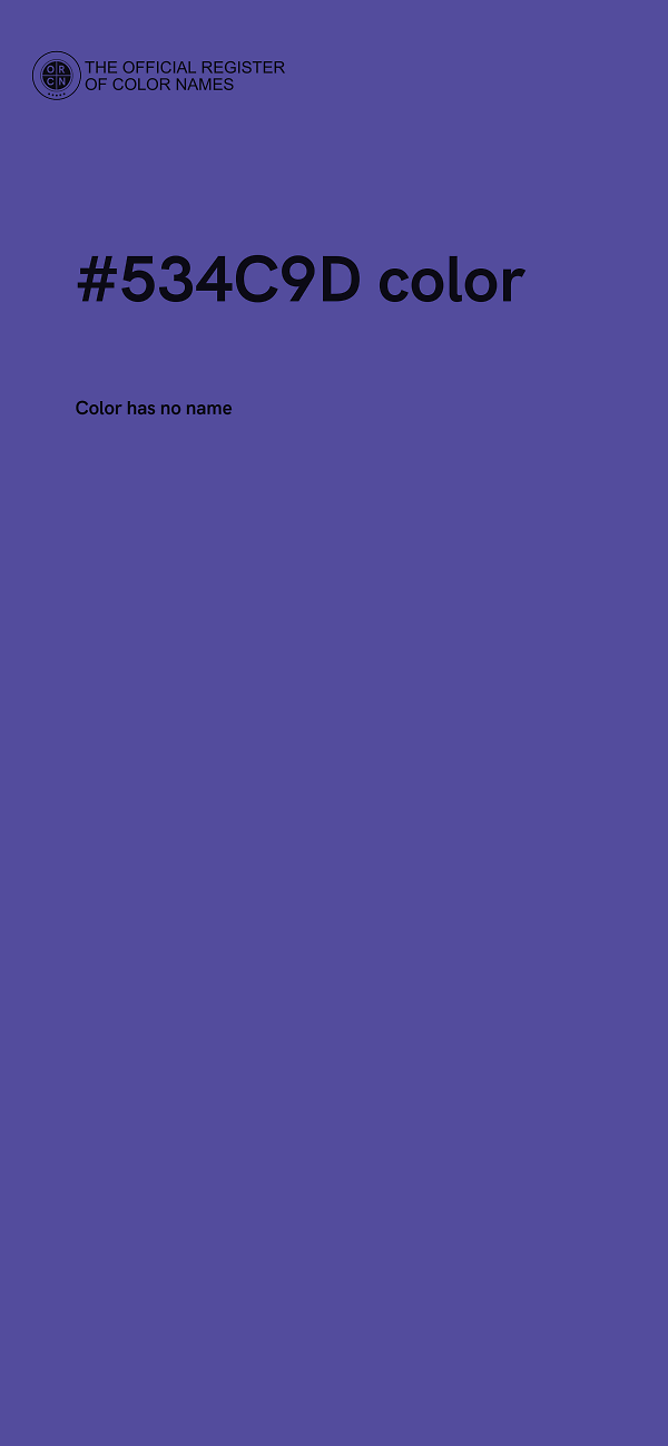 #534C9D color image
