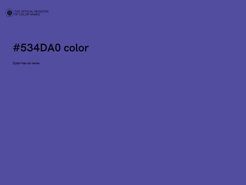 #534DA0 color image