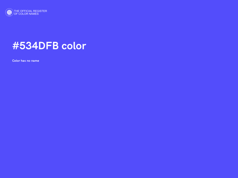 #534DFB color image
