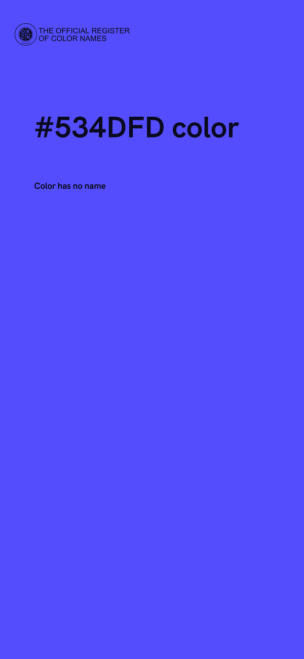 #534DFD color image