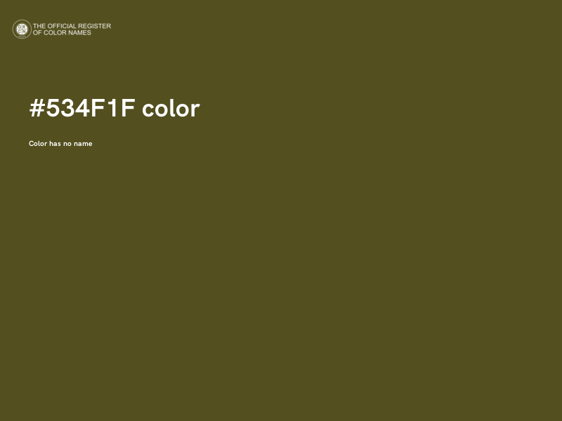 #534F1F color image