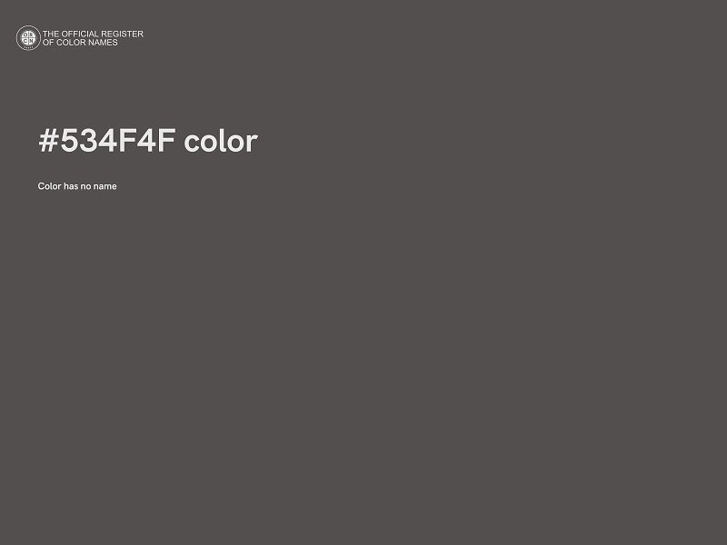 #534F4F color image