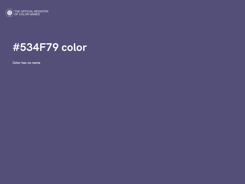 #534F79 color image