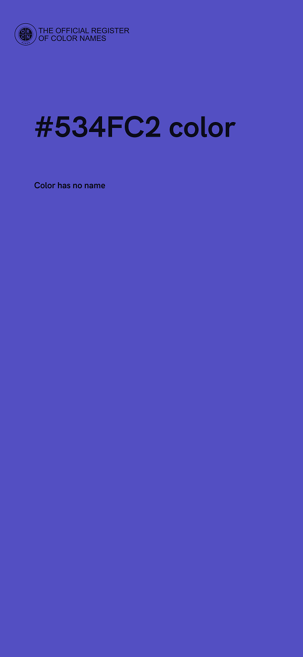 #534FC2 color image
