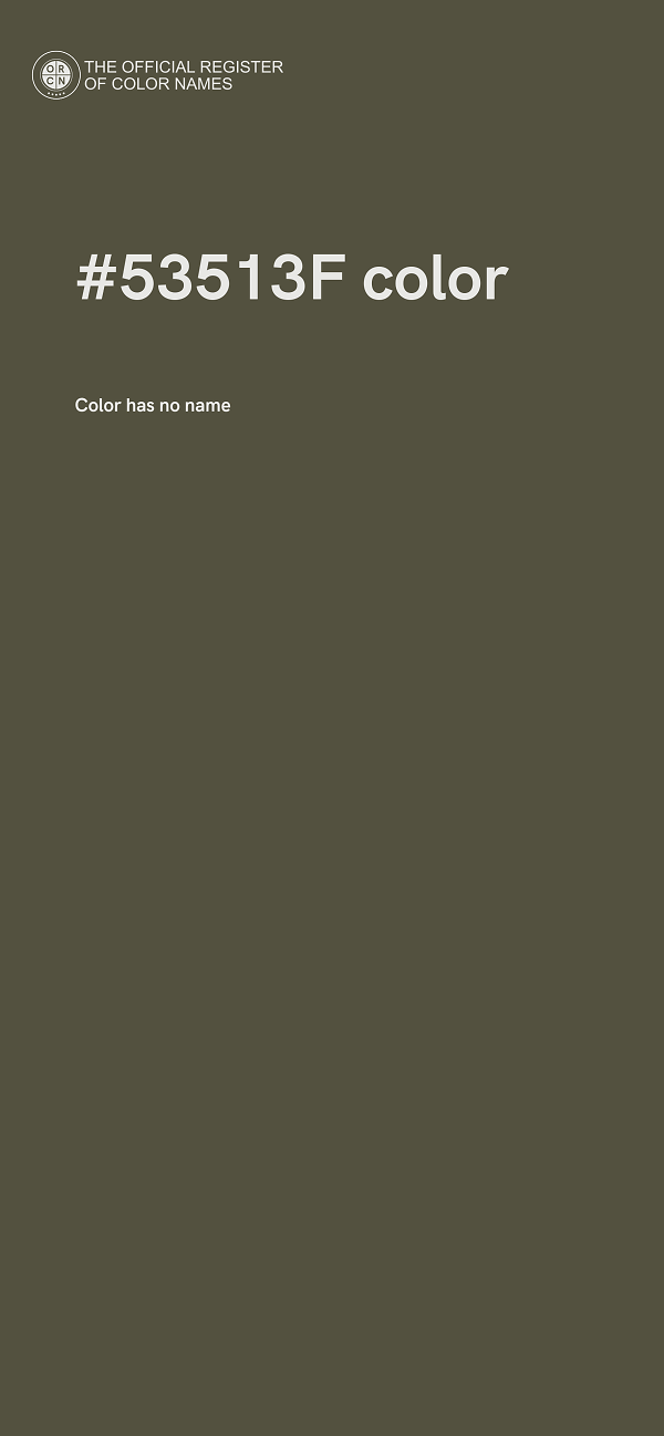 #53513F color image
