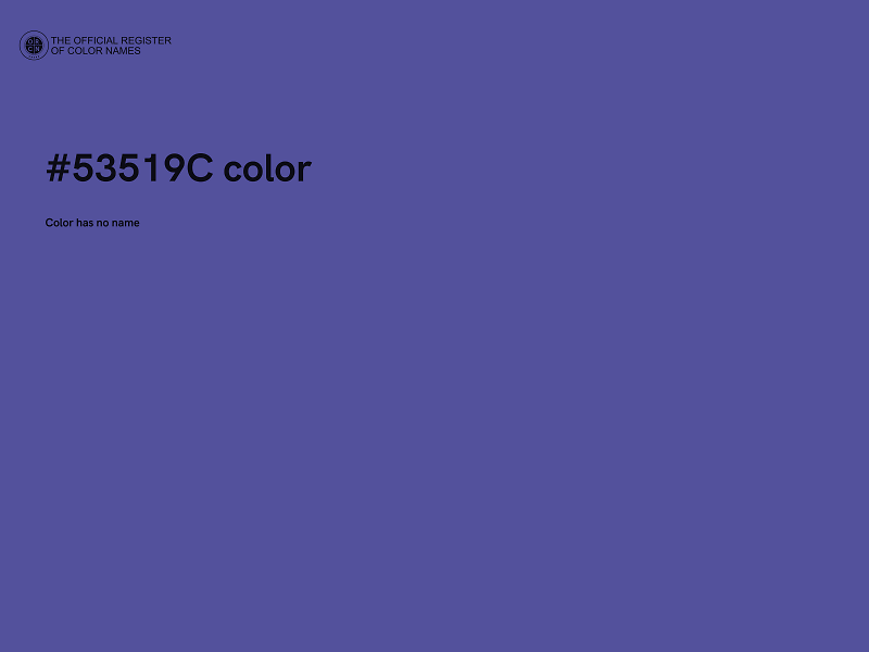 #53519C color image