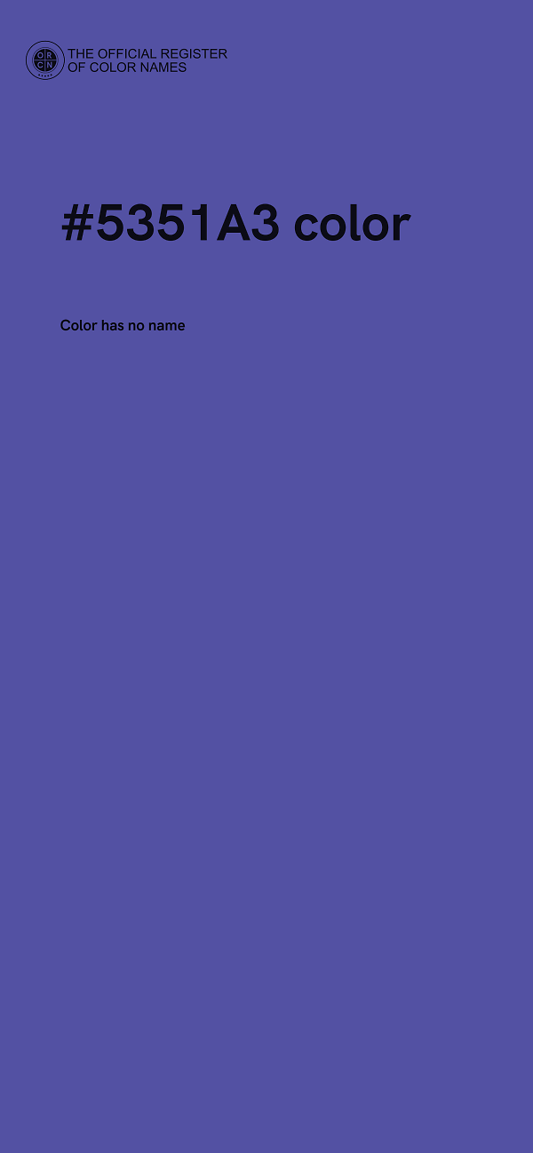 #5351A3 color image