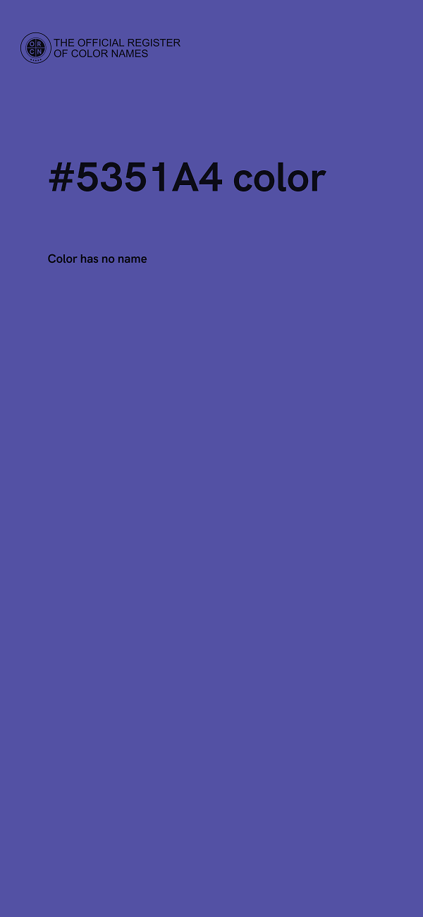#5351A4 color image