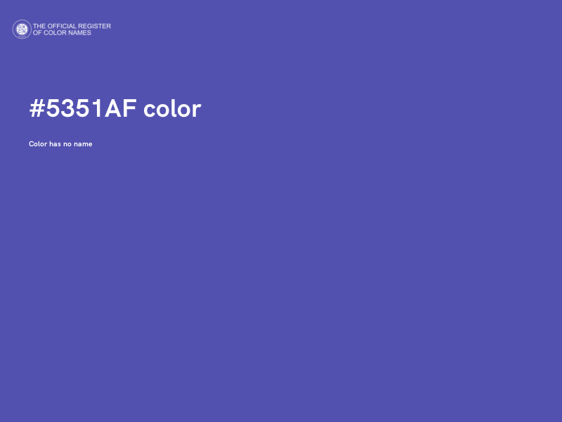#5351AF color image