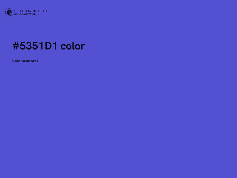 #5351D1 color image