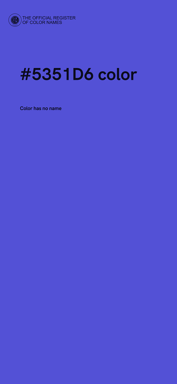 #5351D6 color image