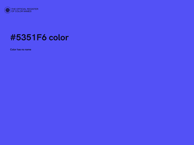 #5351F6 color image