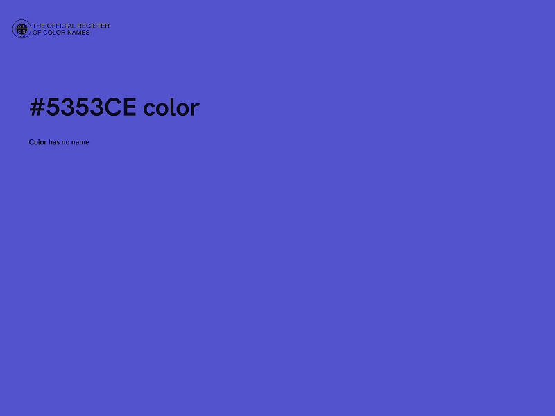 #5353CE color image