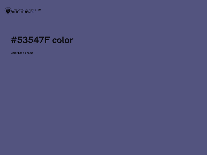 #53547F color image