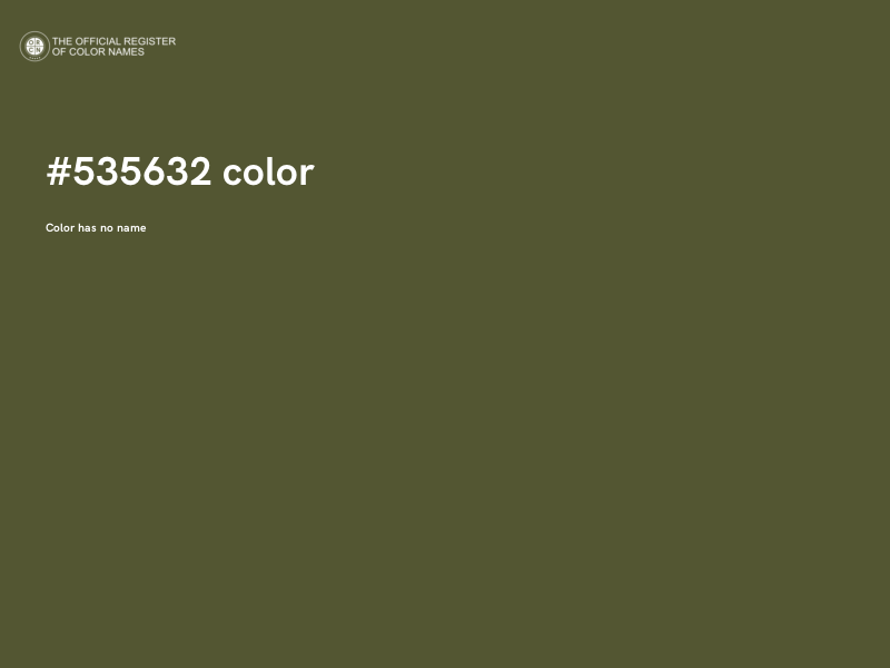 #535632 color image