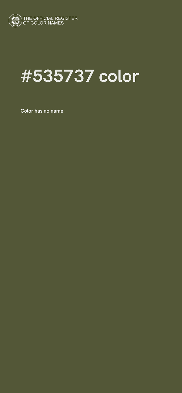 #535737 color image
