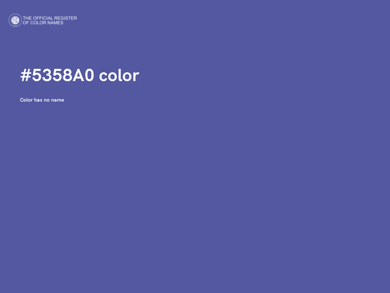 #5358A0 color image