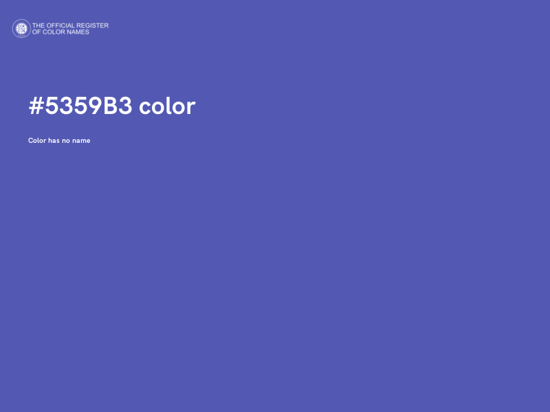 #5359B3 color image