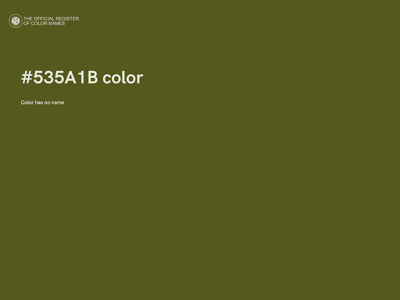 #535A1B color image