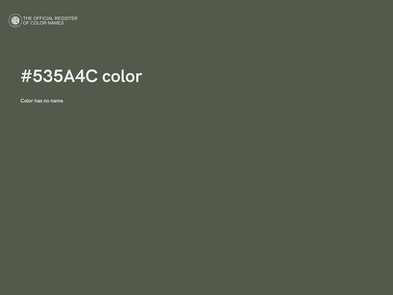 #535A4C color image