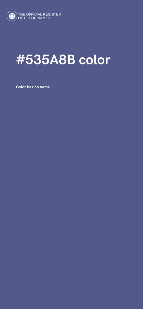 #535A8B color image
