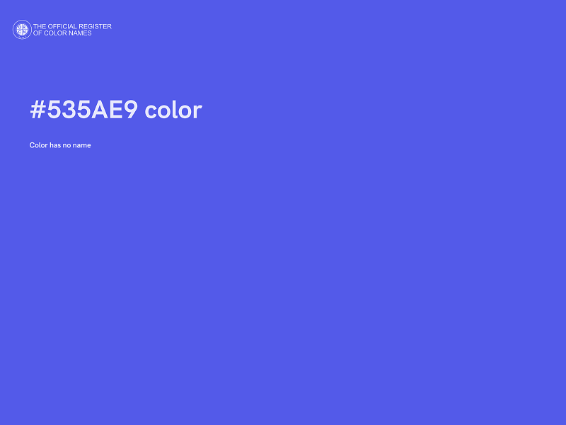 #535AE9 color image