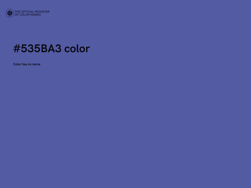 #535BA3 color image