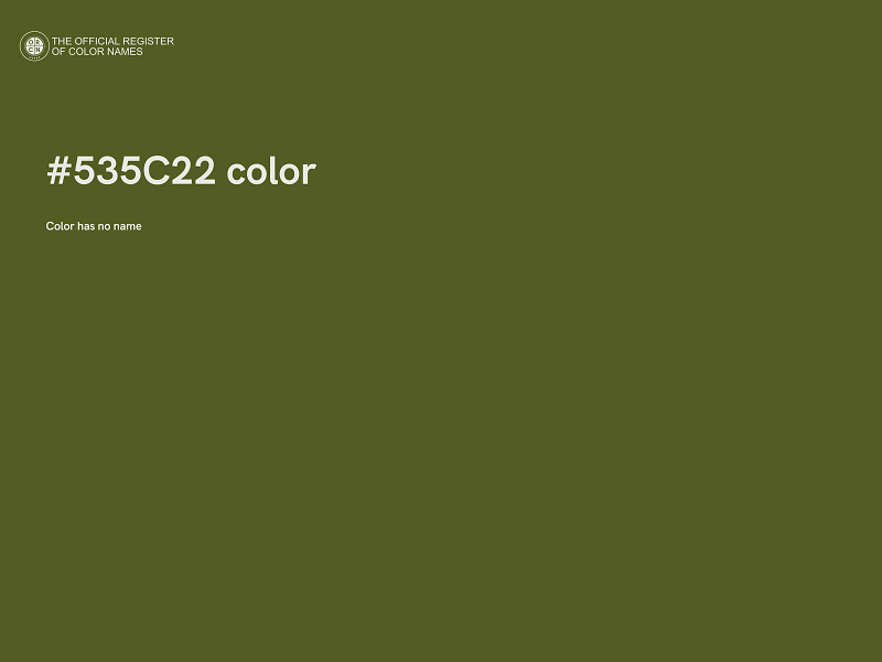 #535C22 color image