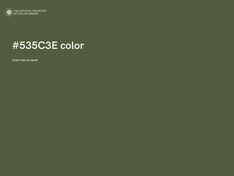 #535C3E color image