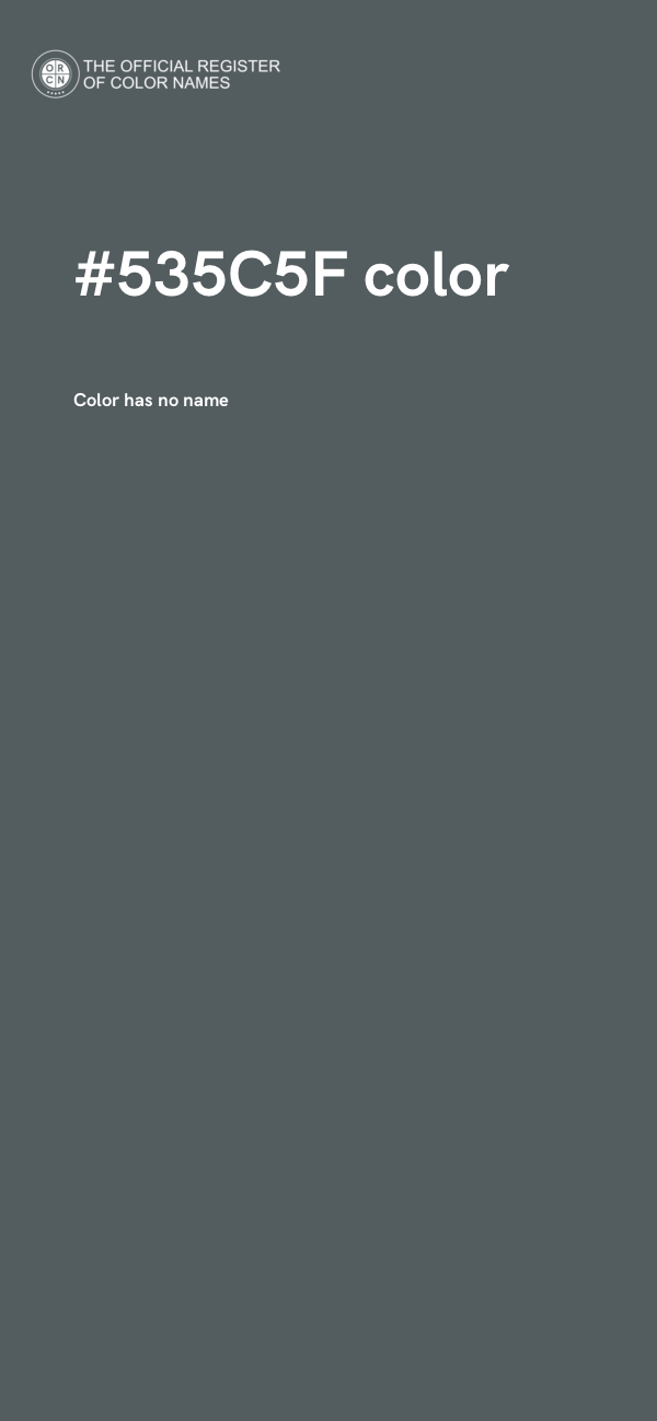 #535C5F color image
