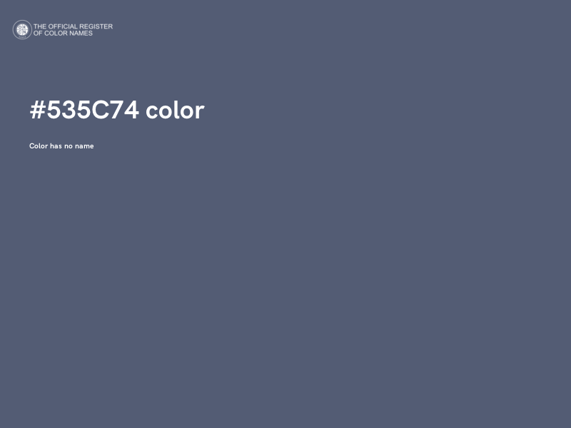 #535C74 color image