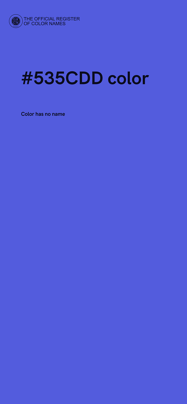 #535CDD color image