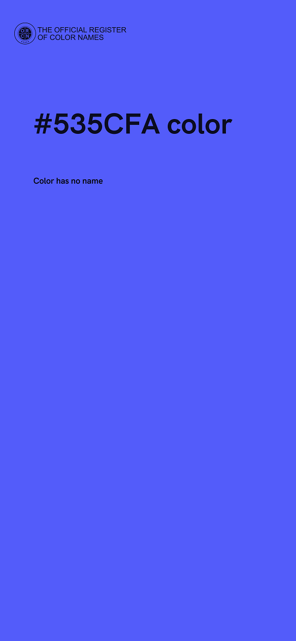 #535CFA color image