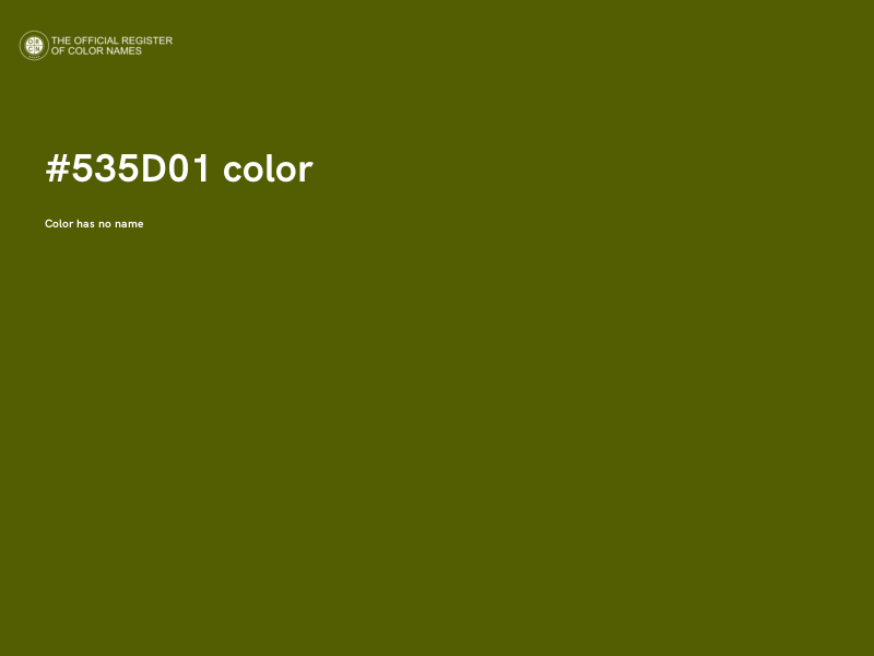 #535D01 color image