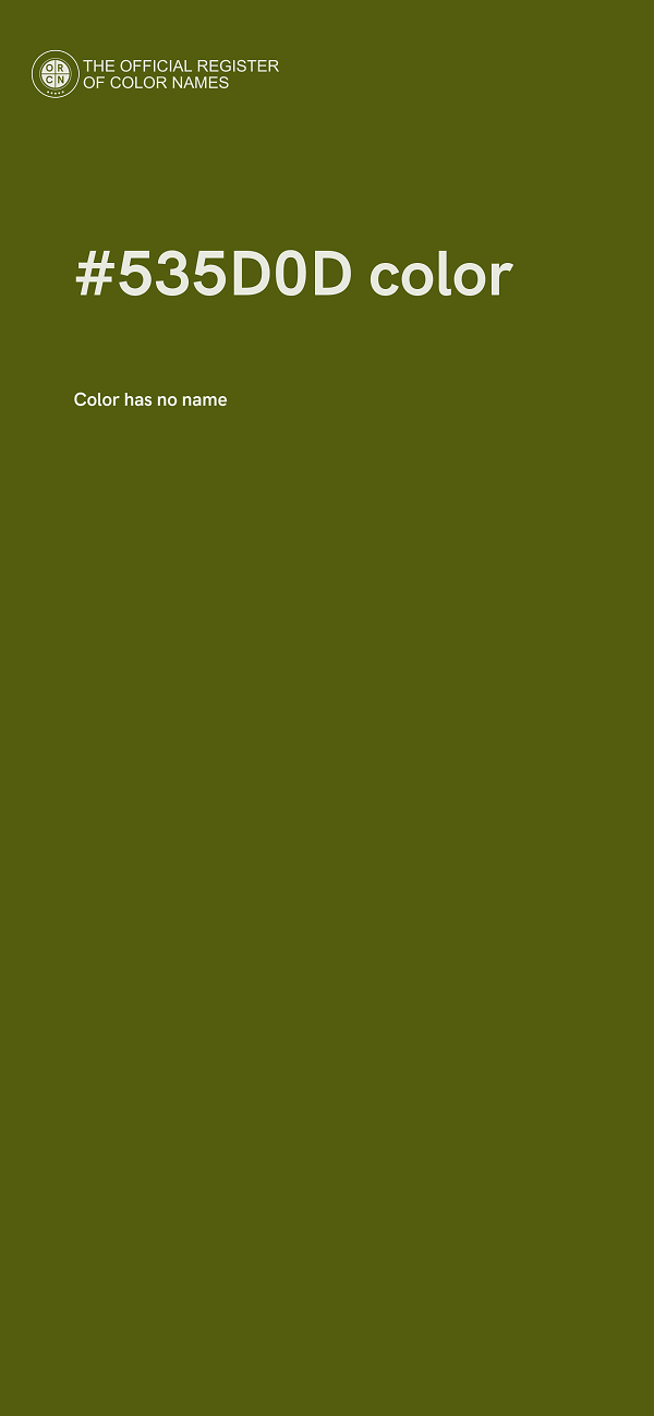 #535D0D color image
