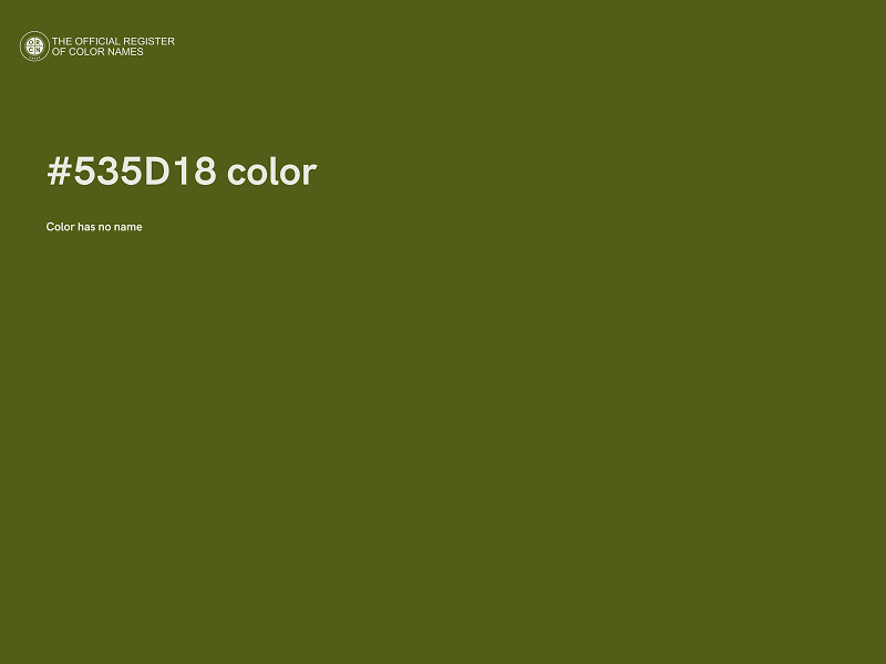 #535D18 color image