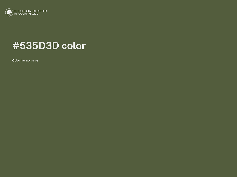 #535D3D color image