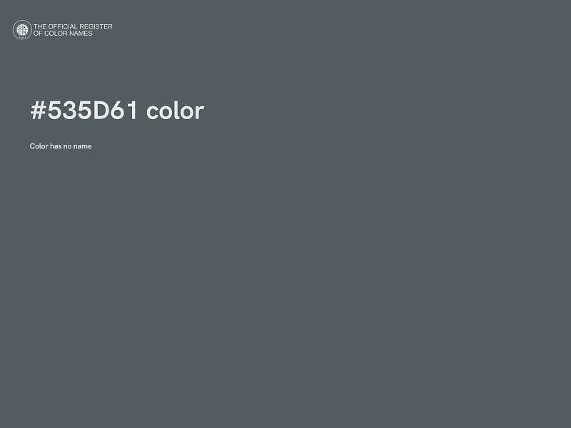 #535D61 color image