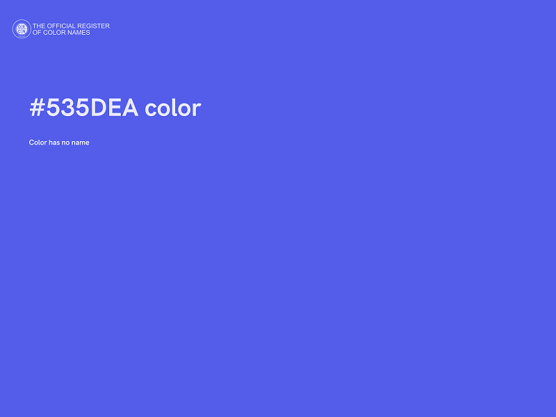 #535DEA color image